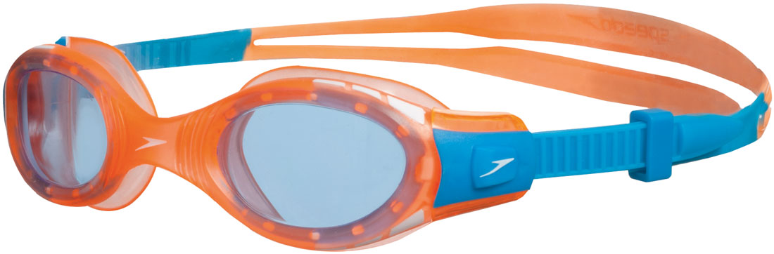 Lunettes de natation Junior JUNIOR FUTURA BIOFUSE GOGGLE SPEEDO Orange / Bleu 
