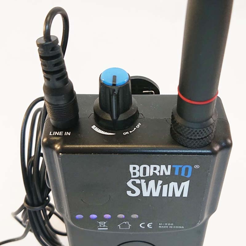 Système de communication entraîneur-nageur SWIM COACH COMMUNICATOR (1 CASQUE + 1 RADIO) BORN TO SWIM