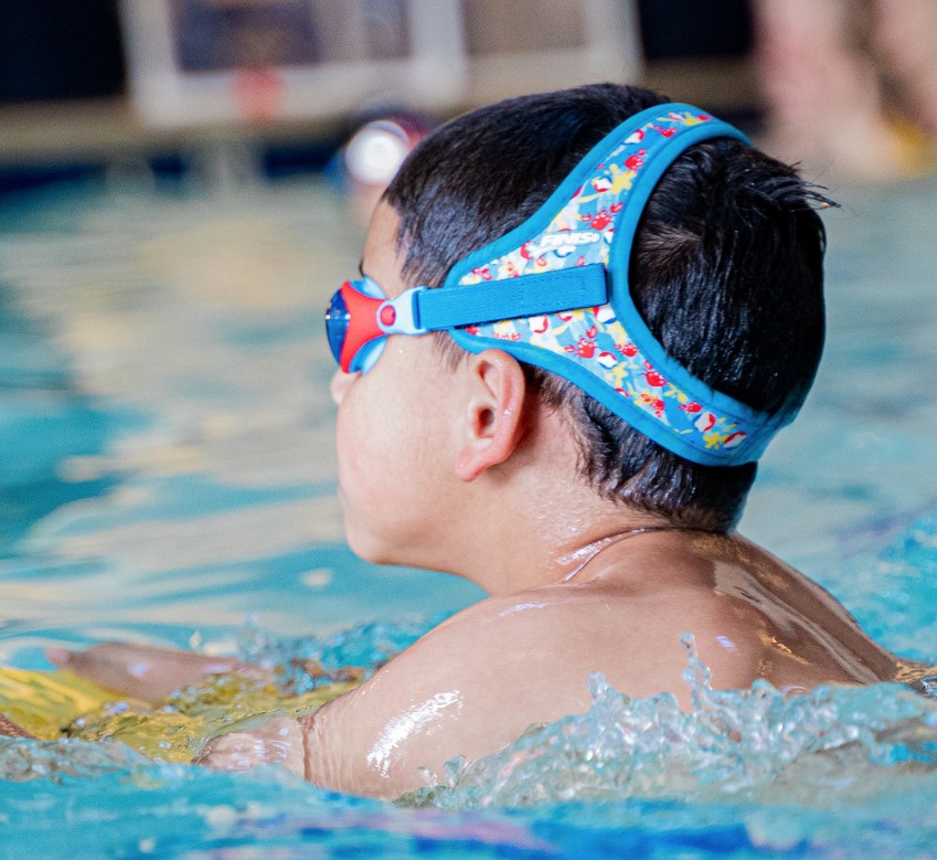 Lunettes de natation enfant DRAGONFLY CRAB FINIS (4-12 Ans)