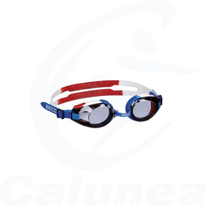 Image du produit Lunettes de natation ARICA BLEU / BLANC / ROUGE BECO - boutique Calunéa