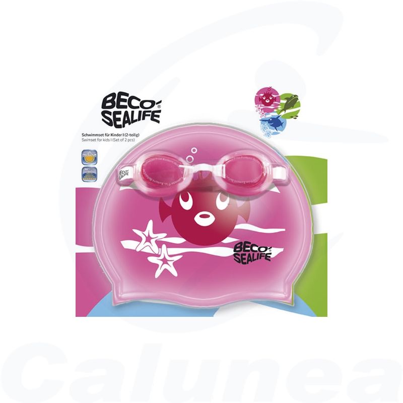 Image du produit Bonnet + Lunettes de natation SEALIFE SET I BECO - boutique Calunéa