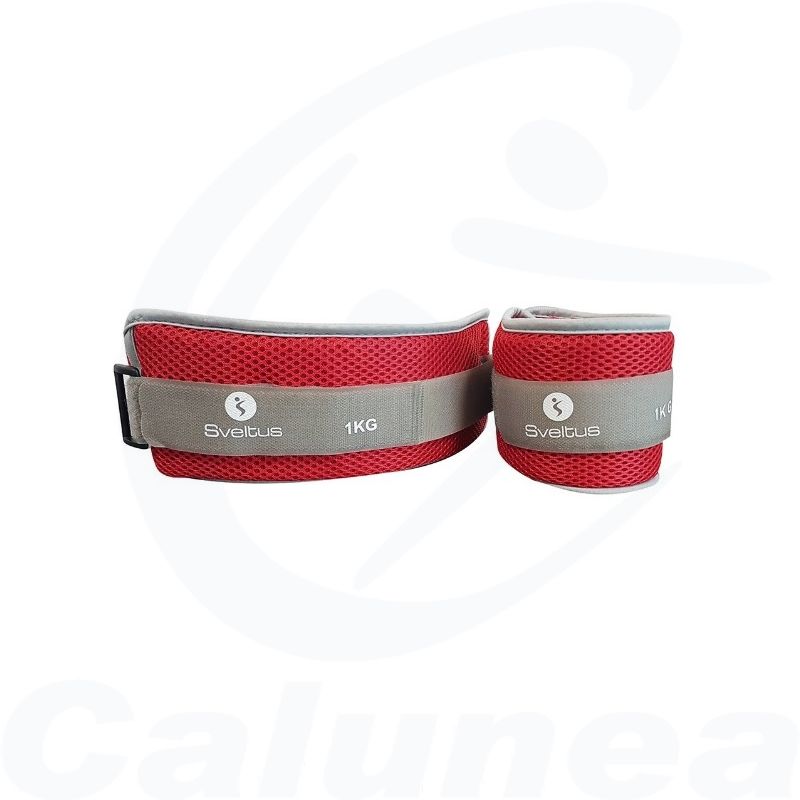 Image du produit Bracelets lestés poignets / chevilles aquagym AQUA BAND (2x1kg) SVELTUS - boutique Calunéa