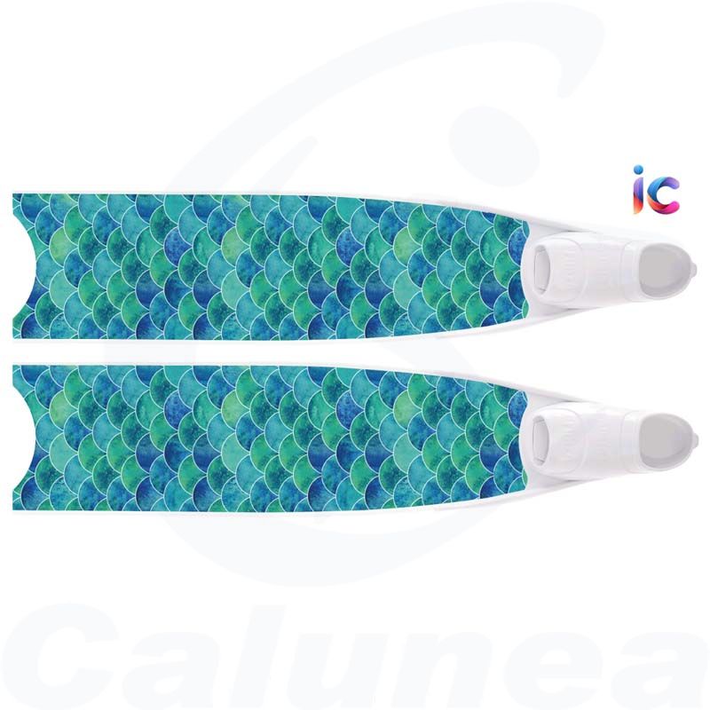Image du produit Palmes de plongée fibre de verre BRIGHT BLUE BI-FINS LEADERFINS - boutique Calunéa