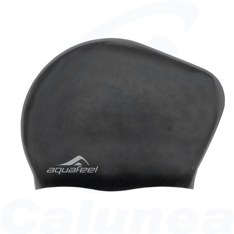 Image du produit Bonnet de bain pour cheveux longs LONG HAIR CAP NOIR AQUAFEEL - boutique Calunéa