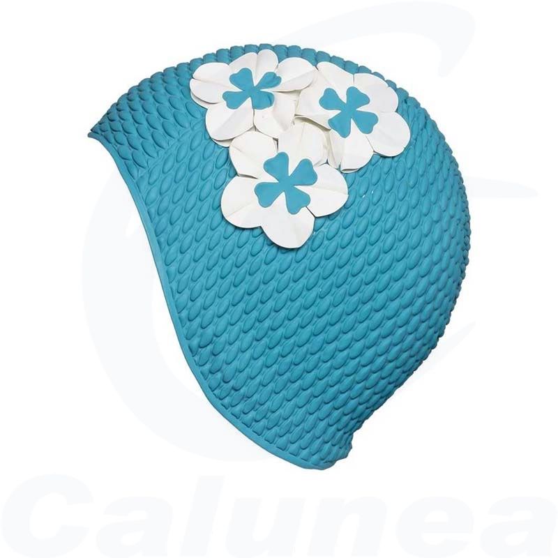 Image du produit Bonnet de bain gaufré BUBBLE CAP FLEURI AQUA FASHY - boutique Calunéa