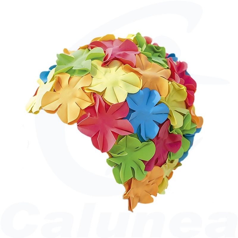 Image du produit Bonnet de bain RETRO CAP FLEURS MULTICOULEURS FASHY - boutique Calunéa