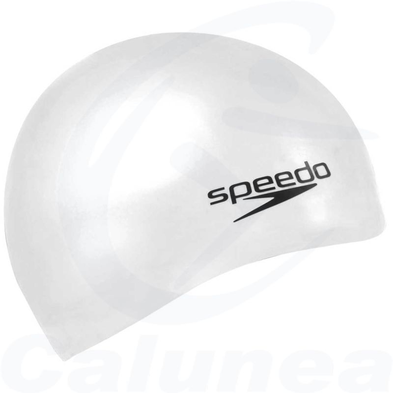 Image du produit Bonnet de bain PLAIN MOULDED SILICONE CAP BLANC SPEEDO - boutique Calunéa