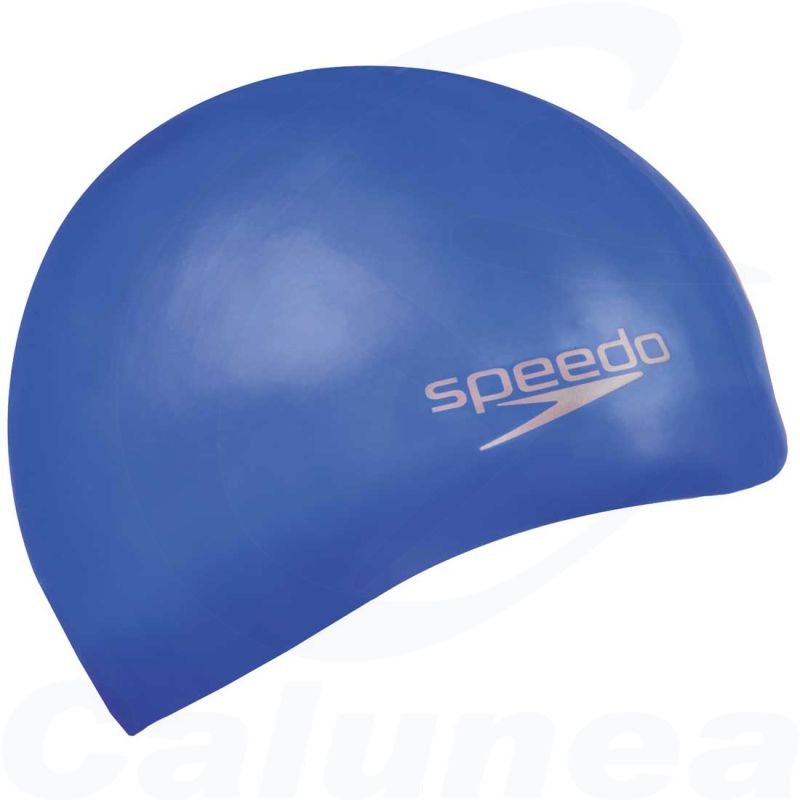 Image du produit Bonnet de bain PLAIN MOULDED SILICONE CAP BLEU NEON SPEEDO - boutique Calunéa