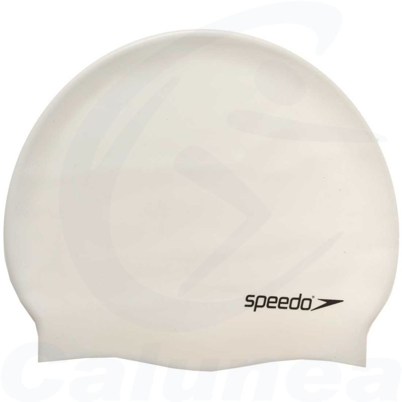 Image du produit Bonnet de bain silicone PLAIN FLAT SILICONE CAP BLANC SPEEDO - boutique Calunéa