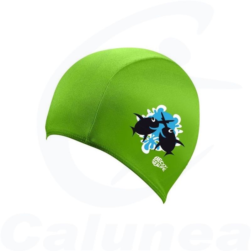 Image du produit Bonnet de bain en tissu Junior SEALIFE POLYESTER CAP JR VERT BECO - boutique Calunéa