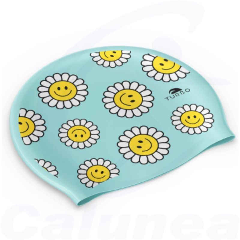 Image du produit Bonnet de bain silicone HAPPY FLOWERS VERT TURBO - boutique Calunéa
