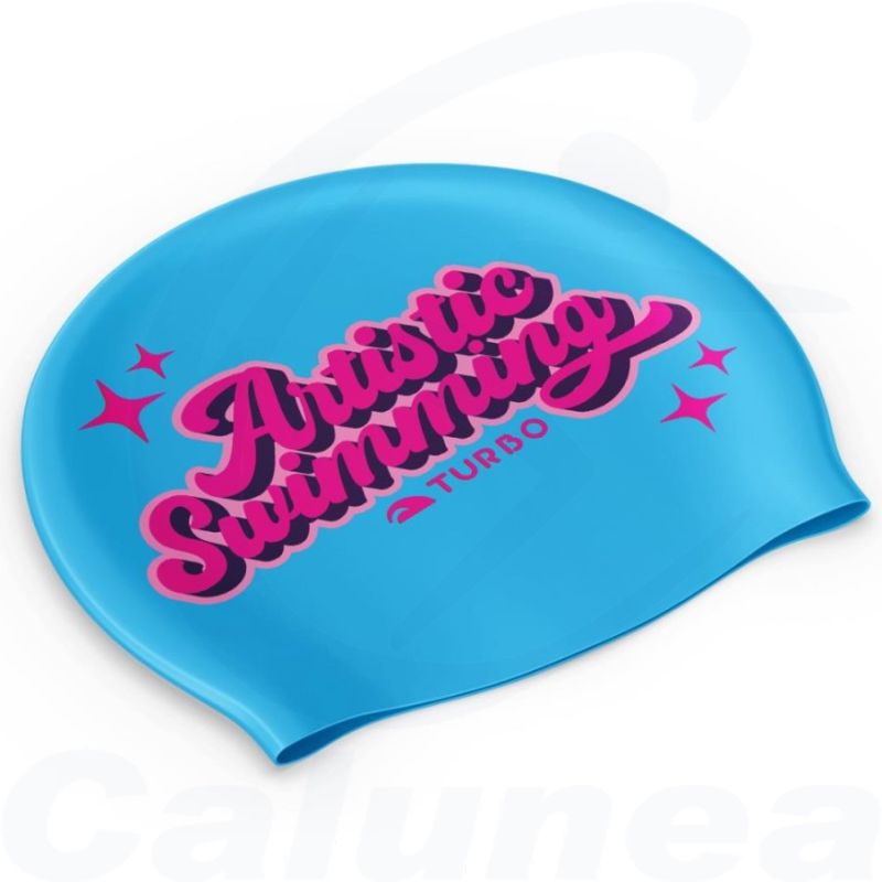 Image du produit Bonnet de bain silicone ARTISTIC SWIMMING BLUE TURBO - boutique Calunéa