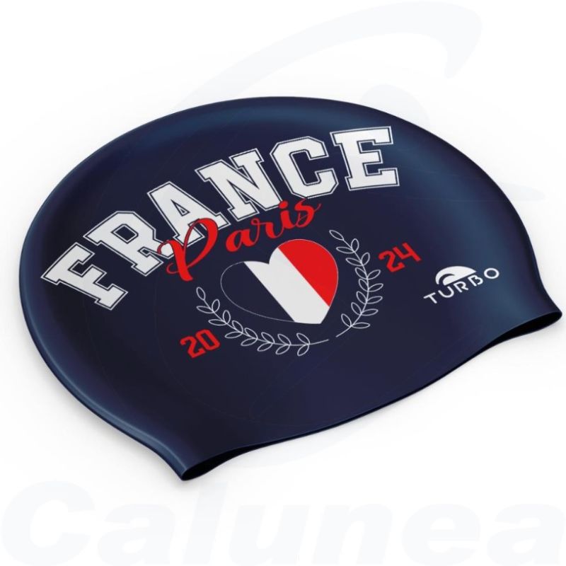 Image du produit Bonnet de bain silicone PARIS FRANCE 2024 TURBO - boutique Calunéa