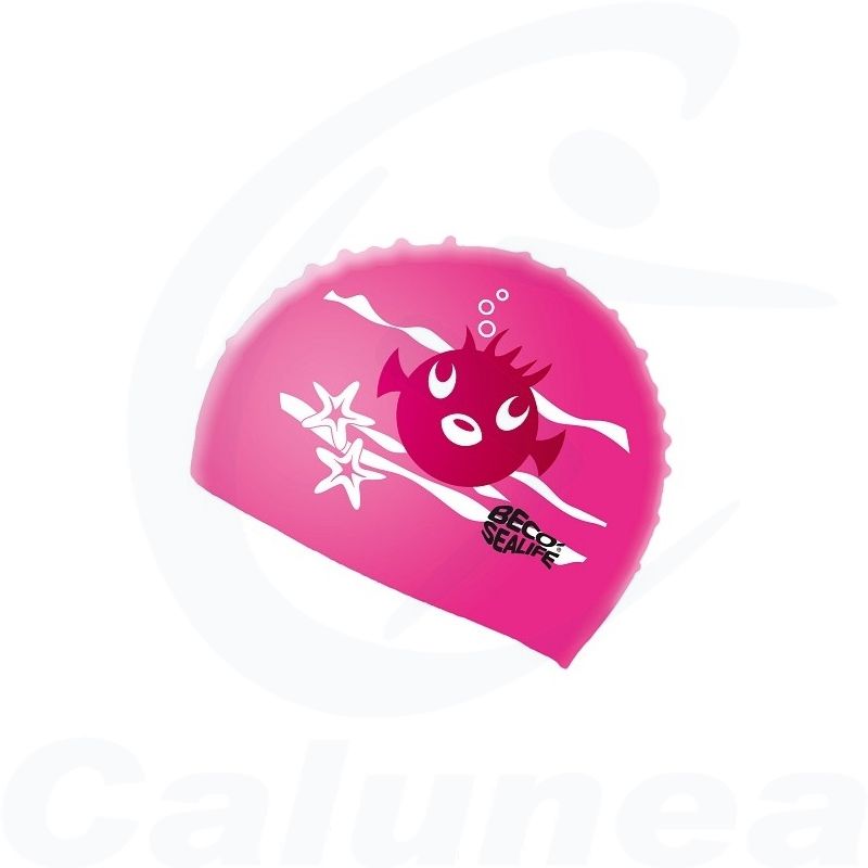 Image du produit Bonnet de bain enfant SEALIFE ROSE BECO - boutique Calunéa