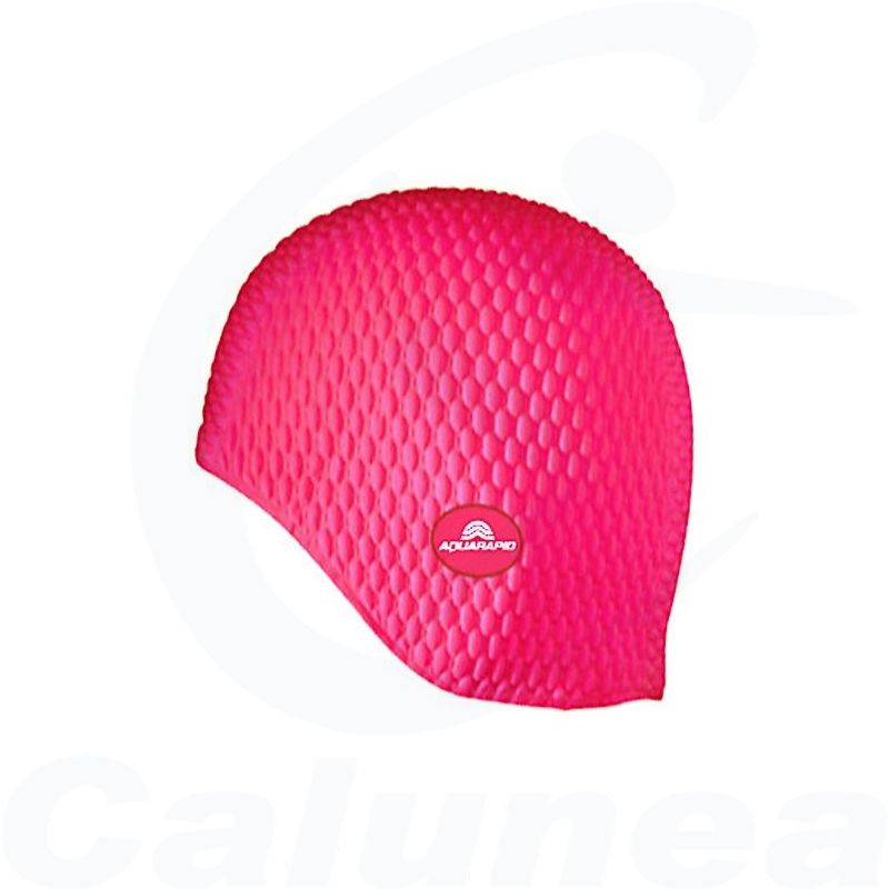 Image du produit Bonnet de bain gaufré BUBBLE CAP FUCHSIA AQUARAPID - boutique Calunéa