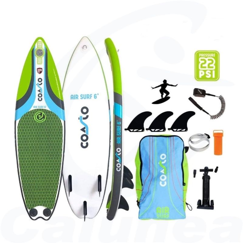 Image du produit Stand up paddle board AIR SURF 6' (AILLERONS AMOVIBLES) COASTO - boutique Calunéa