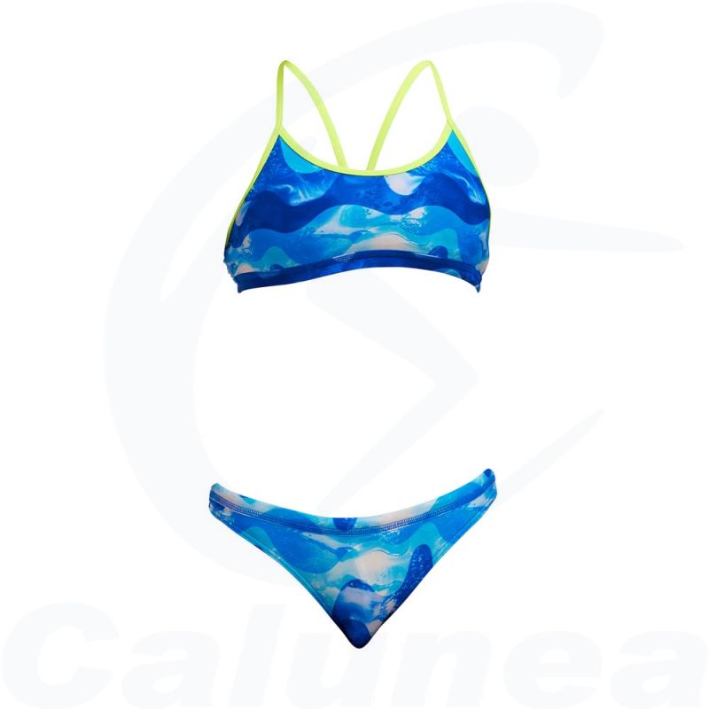 Image du produit Maillot de bain 2-pièces / Bikini fille DIVE IN RACERBACK FUNKITA - boutique Calunéa