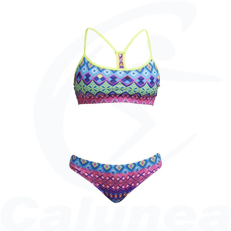 Image du produit Maillot de bain 2-pièces / Bikini KRIS KRINGLE CROP TOP FUNKITA - boutique Calunéa