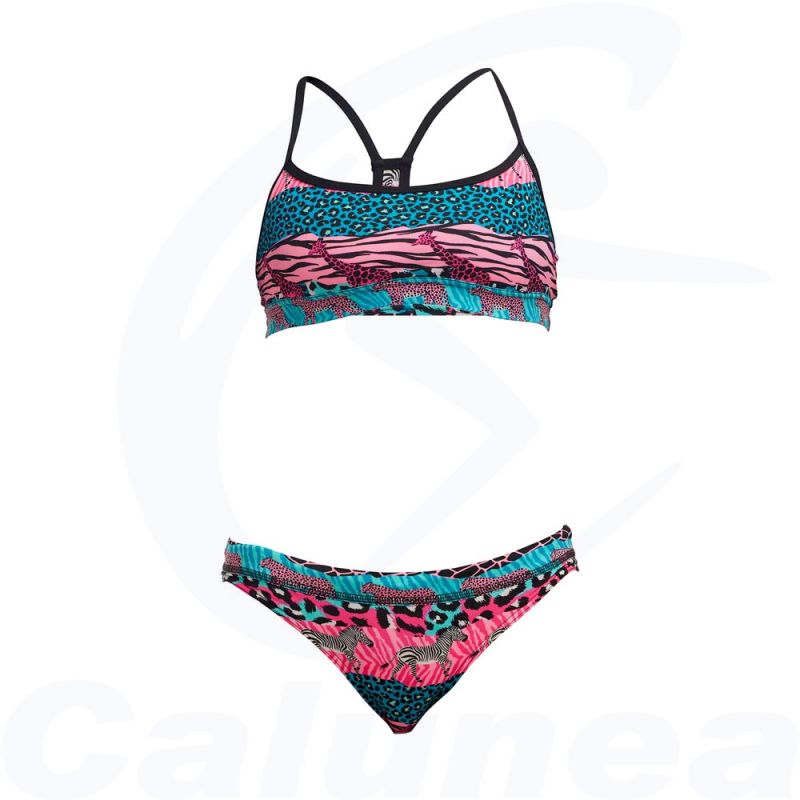 Image du produit Maillot de bain 2-pièces / Bikini fille WILD THINGS RACERBACK FUNKITA - boutique Calunéa