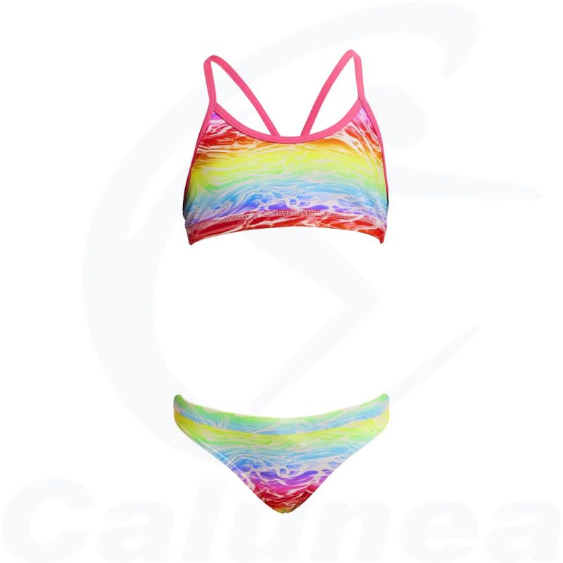 Image du produit Maillot de bain 2-pièces / Bikini fille LAKE ACID RACERBACK FUNKITA - boutique Calunéa