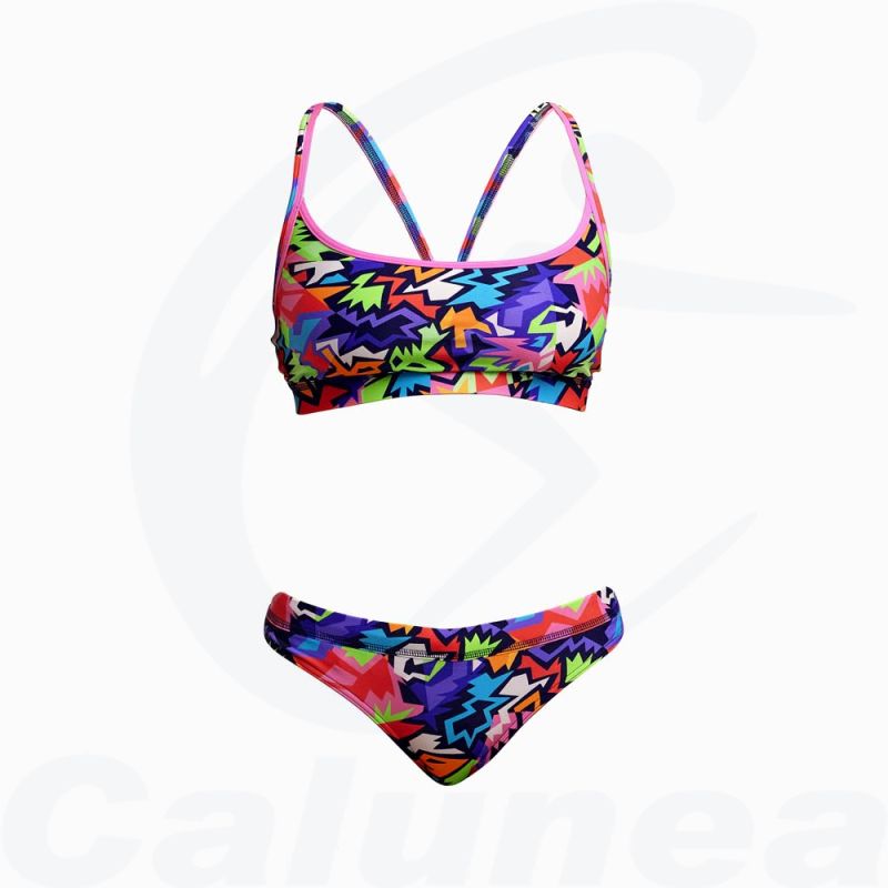 Image du produit Maillot de bain 2-pièces / Bikini SHARP EDGES FUNKITA - boutique Calunéa