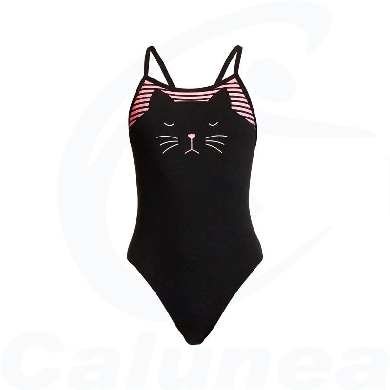 Image du produit Maillot de bain Fille CRAZY CAT SINGLE STRAP FUNKITA - boutique Calunéa
