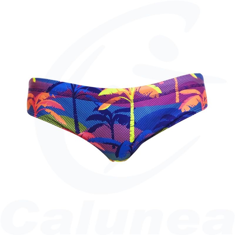 Image du produit Slip de natation Homme PALM A LOT CLASSIC BRIEF FUNKY TRUNKS - boutique Calunéa