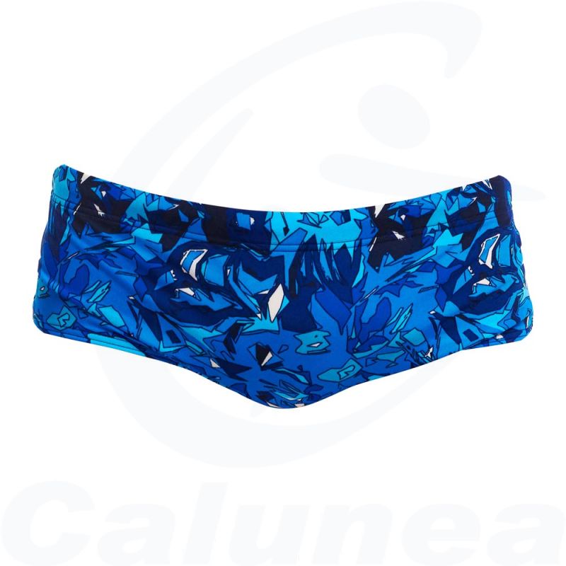 Image du produit Maillot de bain Homme TRUE BLUEY SIDEWINDER PLAIN FRONT TRUNK FUNKY TRUNKS - boutique Calunéa