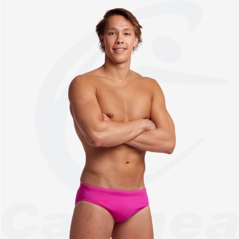 Image du produit Slip de natation Homme STILL PINK CLASSIC BRIEF FUNKY TRUNKS - boutique Calunéa