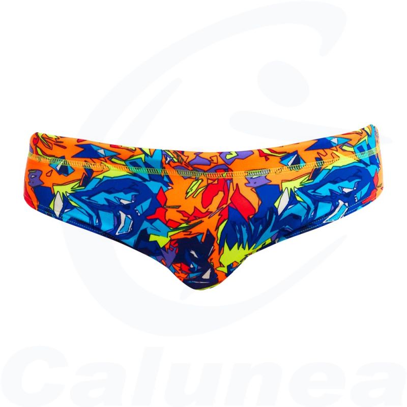 Image du produit Slip de natation Homme MIXED MESS CLASSIC BRIEF FUNKY TRUNKS - boutique Calunéa