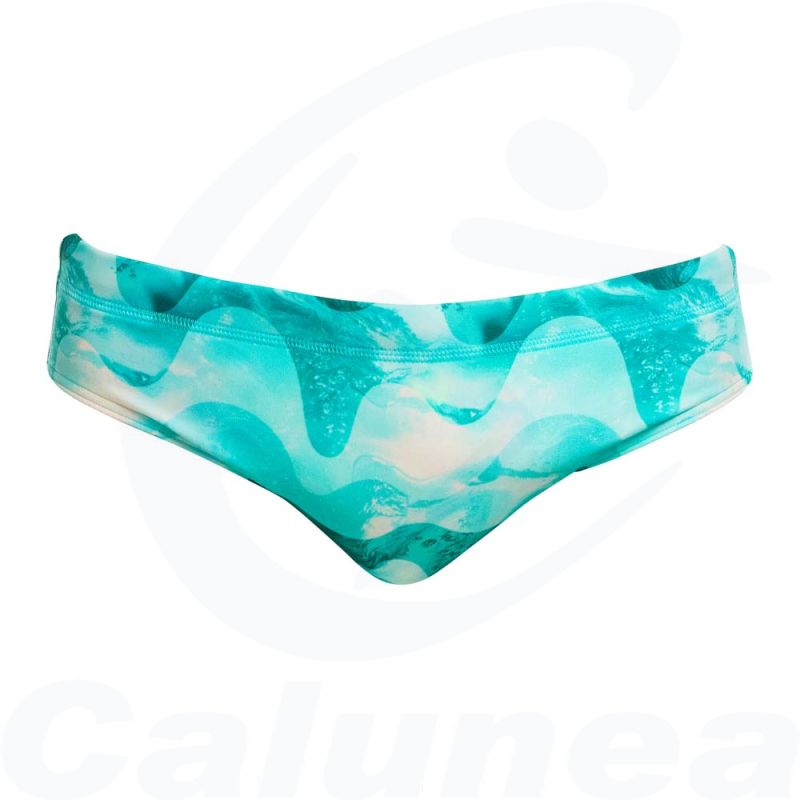Image du produit Slip de natation Homme TEAL WAVE CLASSIC BRIEF FUNKY TRUNKS - boutique Calunéa