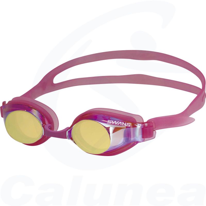 Image du produit Lunettes de natation junior SJ-22M ROSE / JAUNE SWANS (6-12 Ans) - boutique Calunéa