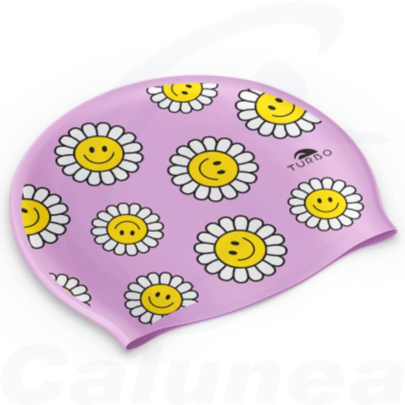 Image du produit Bonnet de bain silicone HAPPY FLOWERS ROSE TURBO - boutique Calunéa