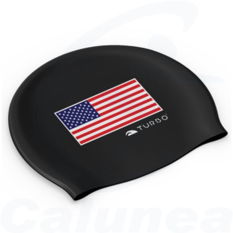 Image du produit Bonnet de bain silicone USA TURBO - boutique Calunéa