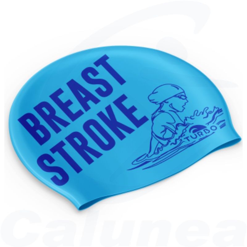 Image du produit Bonnet de bain silicone BREASTSTROEK BLEU TURBO - boutique Calunéa