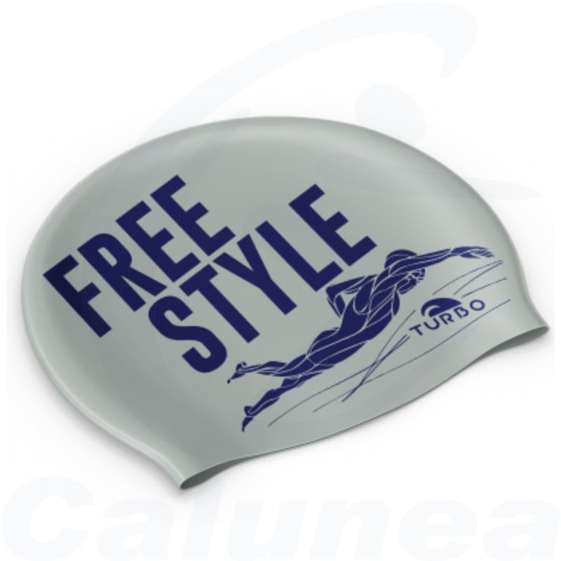 Image du produit Bonnet de bain silicone FREE STYLE GRIS TURBO - boutique Calunéa
