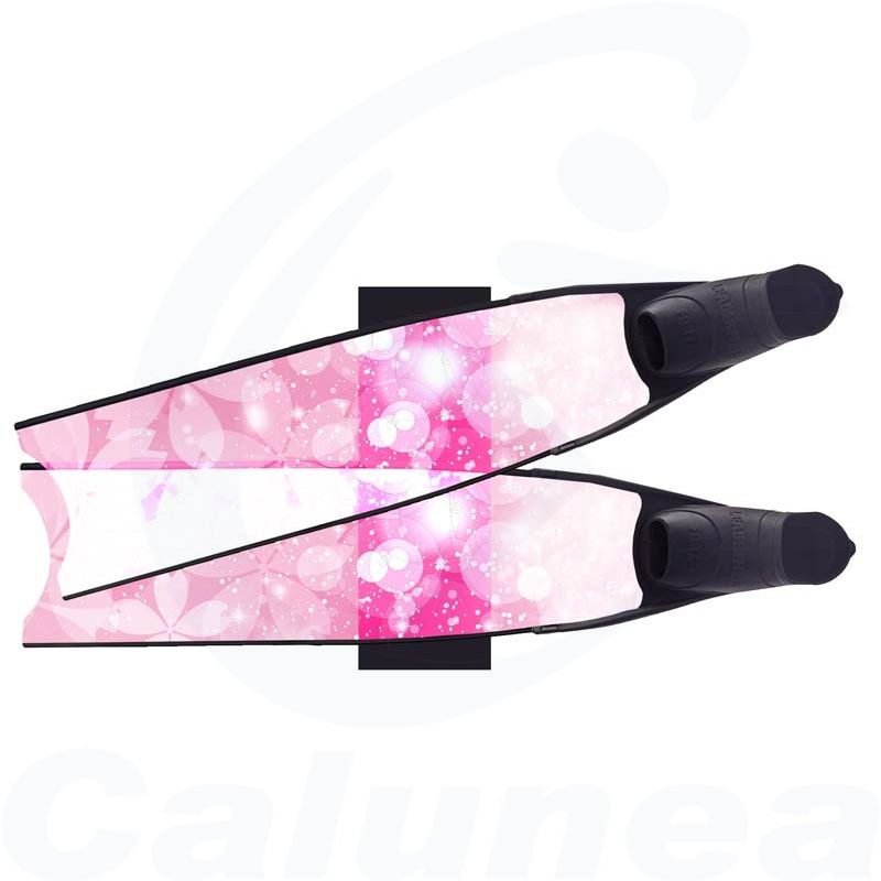 Image du produit Palmes de plongée fibre de verre FLOWERS SEMI-TRANSPARENT BI-FINS LEADERFINS - boutique Calunéa