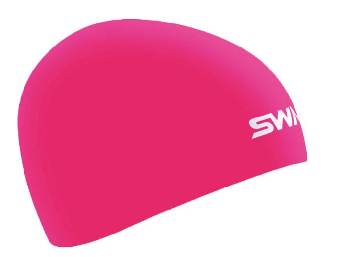 Bonnet de bain RACING BULLET CAP ROSE FLUO SWANS
