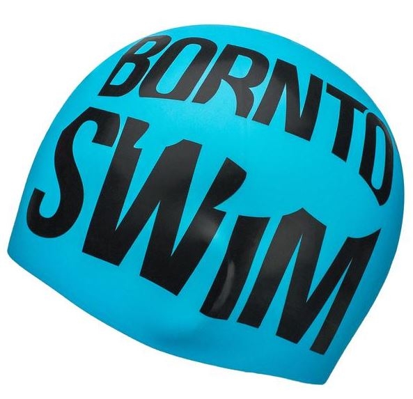 Bonnet de bain SEAMLESS BORN TO SWIM - Bleu